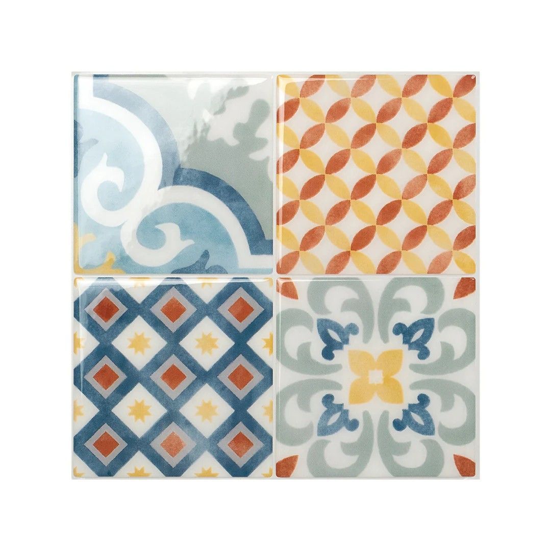 Azulejo Adhesivo Vintage Almada 22,86 cm x 22,86 cm The Smarttiles