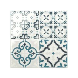 Azulejo Adhesivo Vintage Marino 22,86cm x 22,86cm The Smarttiles