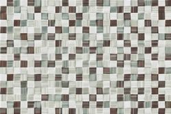 Azulejo imitación gresite Verde 20x30 cm brillo pasta roja Ribesalbes