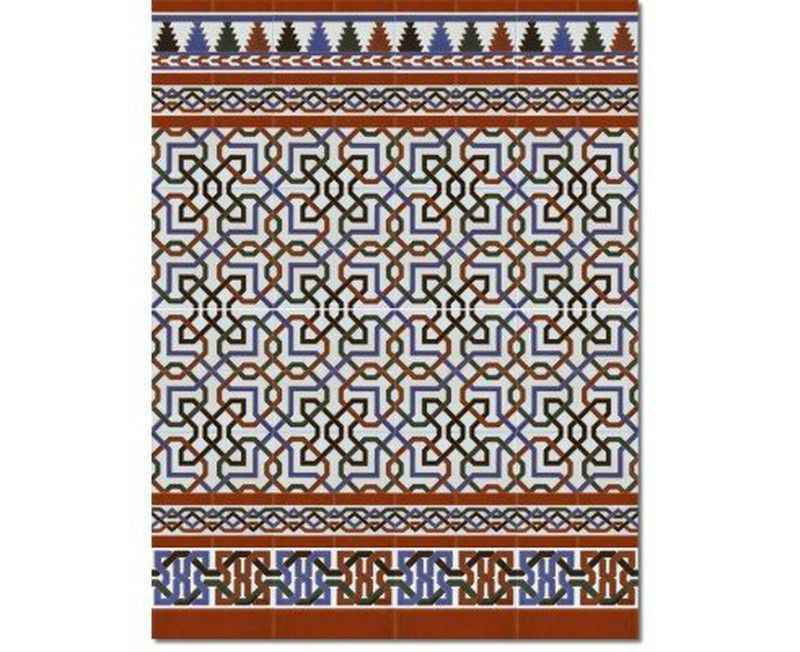 Azulejo Zócalo Árabes mod.510M