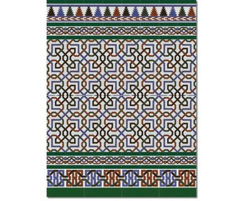 Azulejo Zócalo Árabes mod.510V