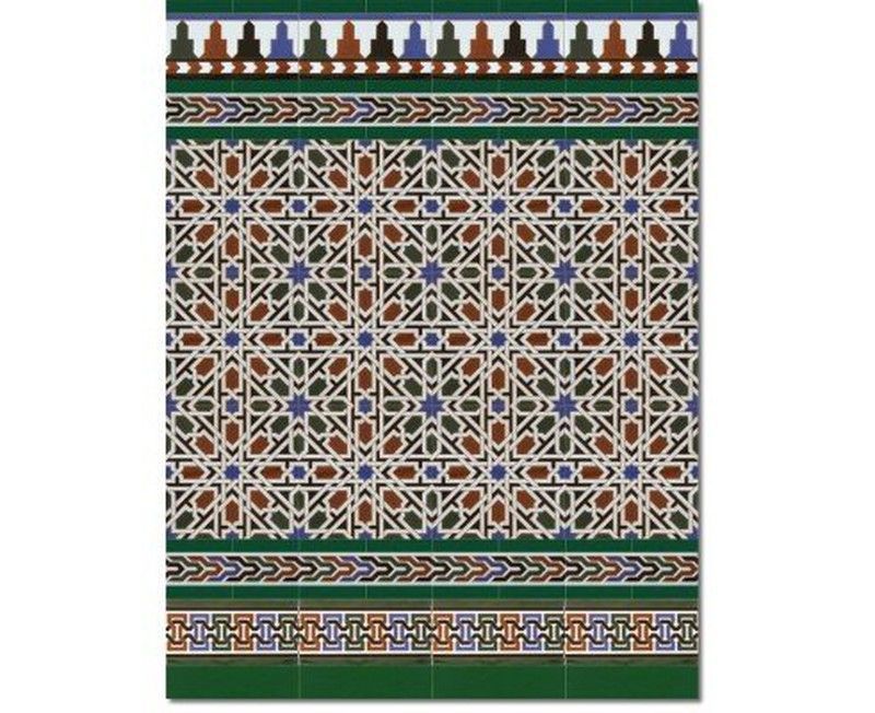 Azulejo Zócalo Árabes mod.530V