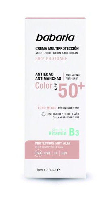 Babaria Sol Crema Color Antiedad 50 F50
