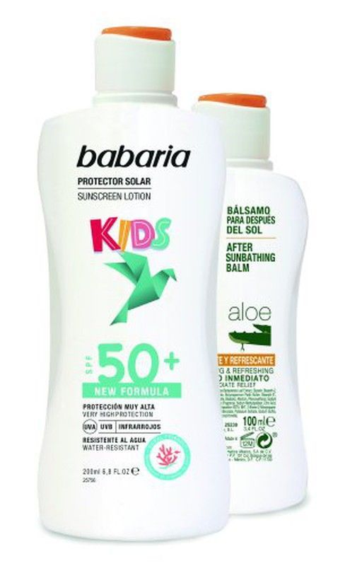 Babaria Sol Ni�Os Leche 200 F50+ + After