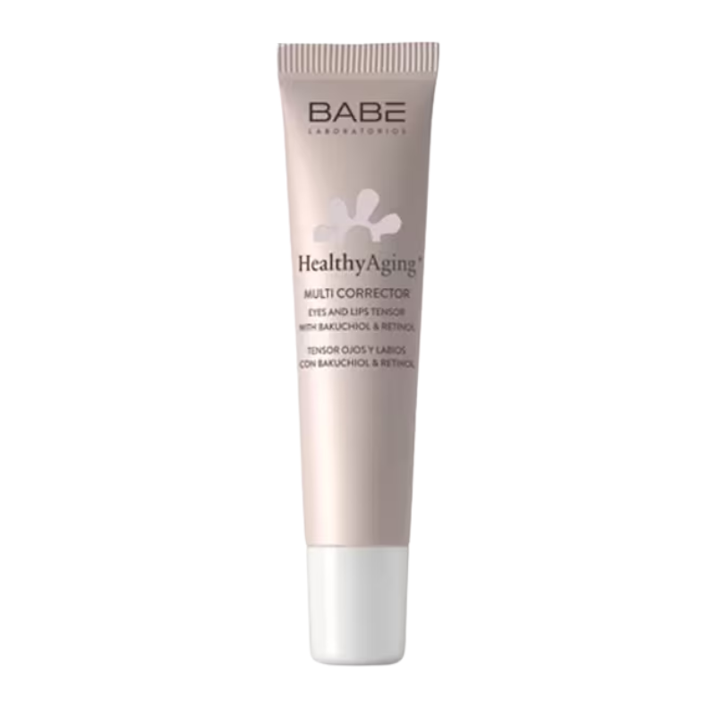 Babé HealthyAging+ Contorno Ojos y Labios Multi‑Corrector 15 ml – Antiedad