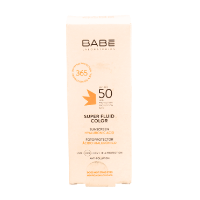 Babé Super Fluid Color SPF50 50ml – Fotoprotector facial con color