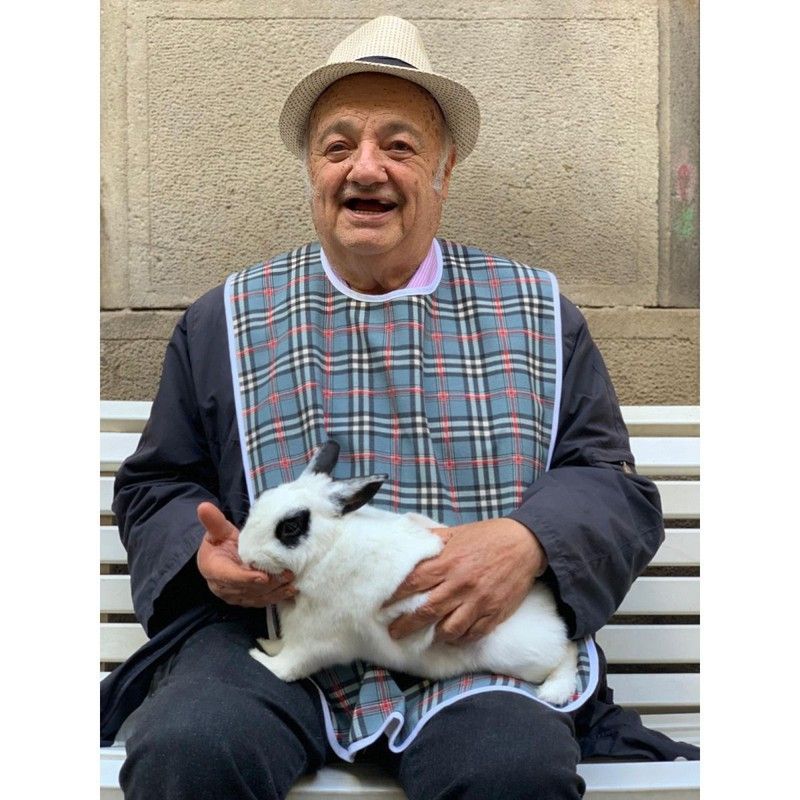 Baberos para adultos geriátrico impermeable algodón 105758-0