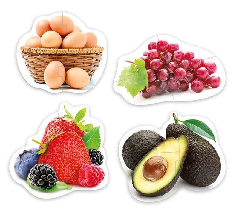 Baby puzzles alimentos sanos