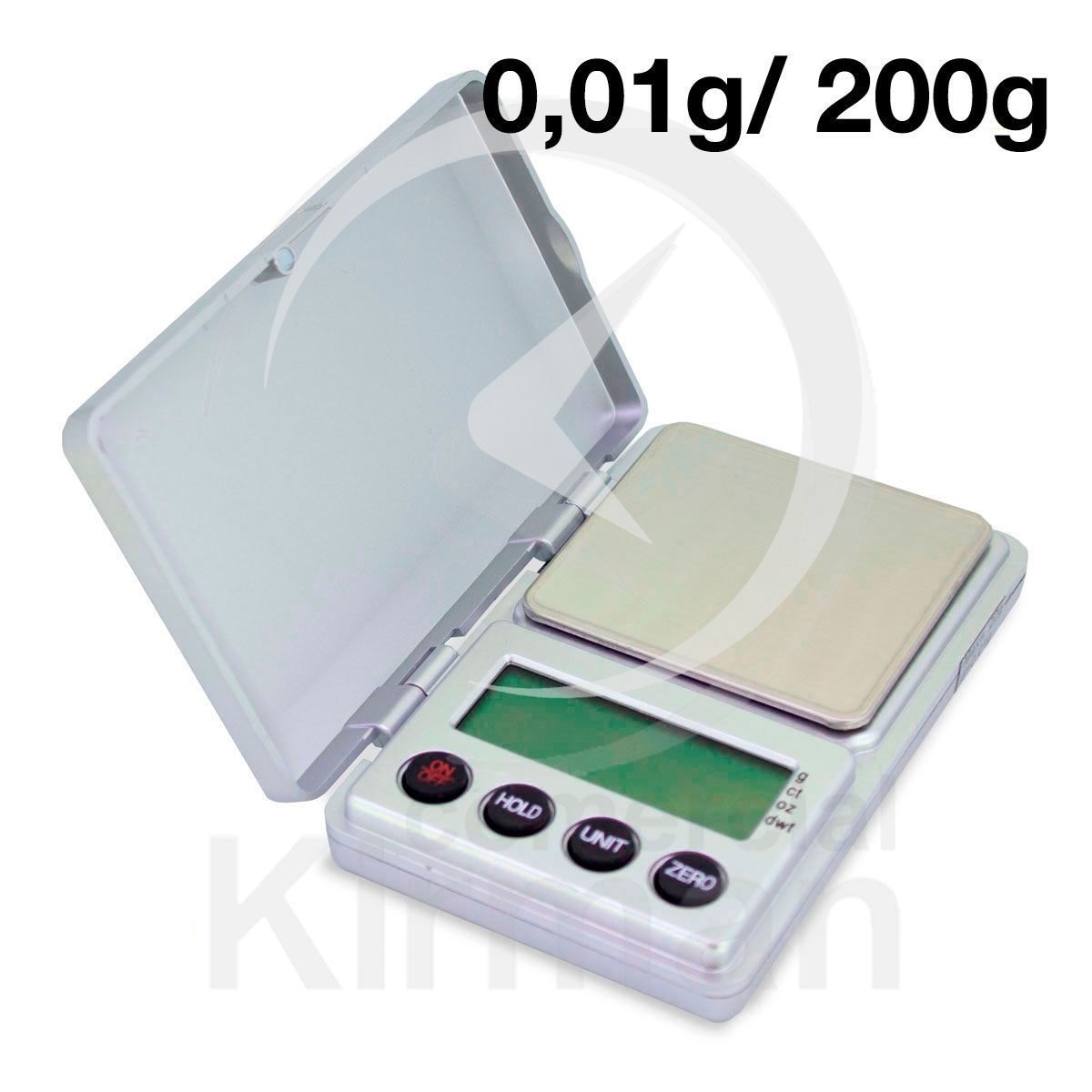 Balanza Acero 25058 Electrónica PS 0,01/200gr