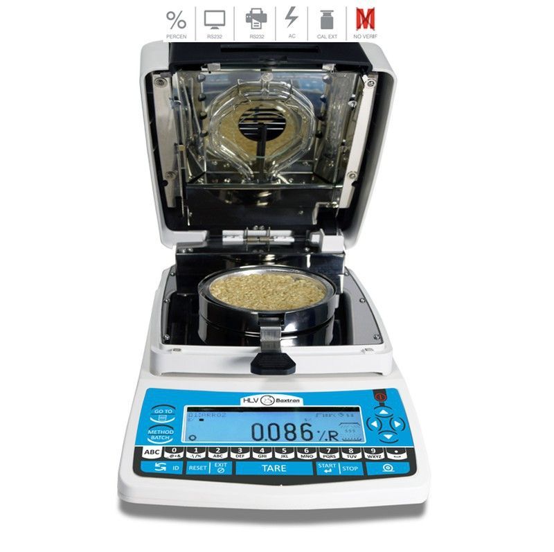 Balanza Analizadora de Humedad Serie HLV - 120g / Div. 0,001g