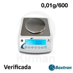 Balanza Baxtran 25047 Electrónica BAR600M Verificada 0,01/600gr