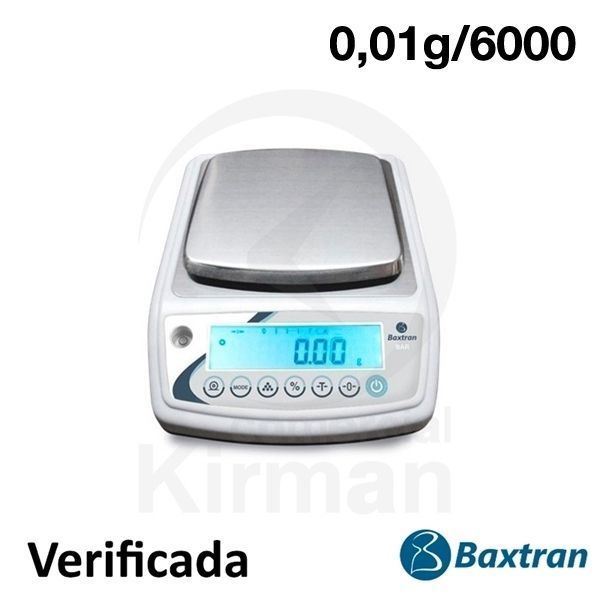 Balanza Baxtran 25048 Electrónica M BAR6000M Verificada 0,01/6000gr