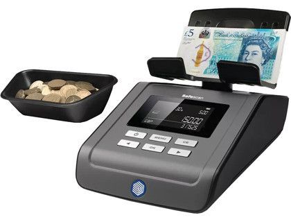 Balanza contadora de dinero safescan 6165 cuenta monedas billetes cartuchos de monedas y fajos de billetes