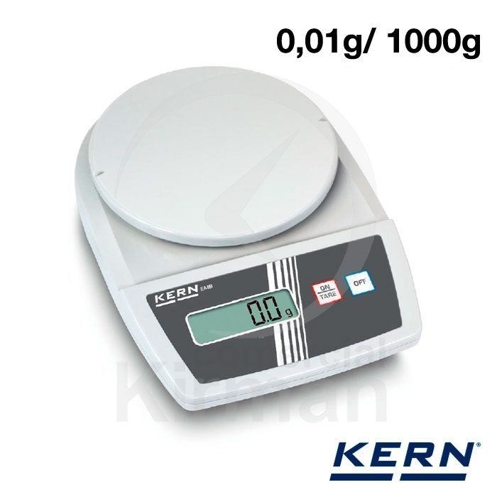 Balanza Kern 25040 Precisión EMB-1000-2 0,01/1000gr 9V