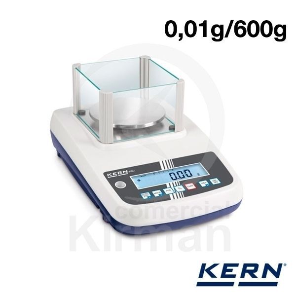 Balanza Kern 25056 Electrónica EWJ 600-2M 0,01/600gr