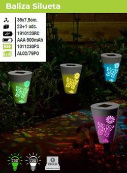 Baliza con luz calidad Smart Solar