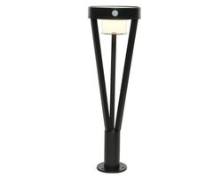 Baliza con luz solar para exterior 70cm