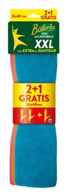 Ballerina Bayeta Microfibra Xxl (2+1)