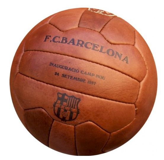 Balón FC Barcelona Histórico Retro de piel