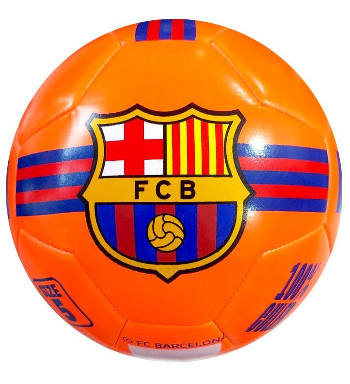 Balón FC Barcelona Naranja Fosforescente