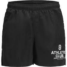 Bañador con bordado Athletic club Jack & Jones Black