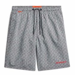 Bañador con print branding monocolor Superdry Black & White