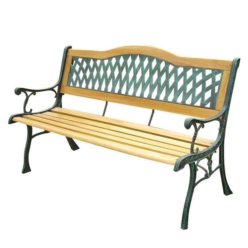 Banco Forja 126 Cm Respaldo Plast.