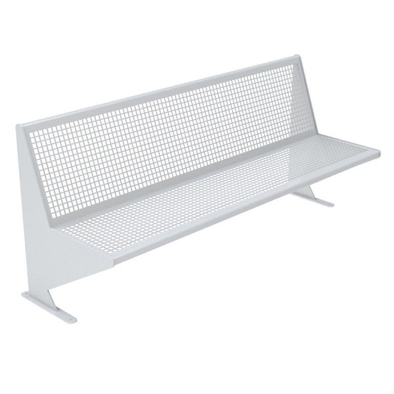 Banco urbano de estructura metálica modelo cerdanyola