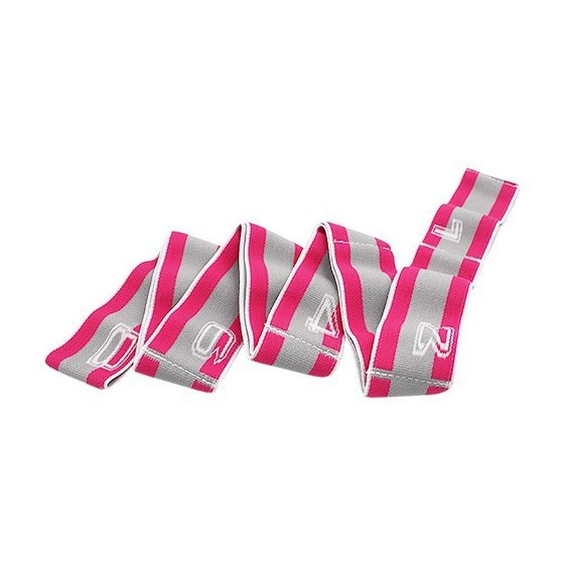 Banda elasjijim en rosa/gris