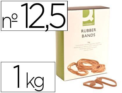 Bandas Elasticas Q-Connect 1000 Gr 125 X 9 mm Numero 12,5