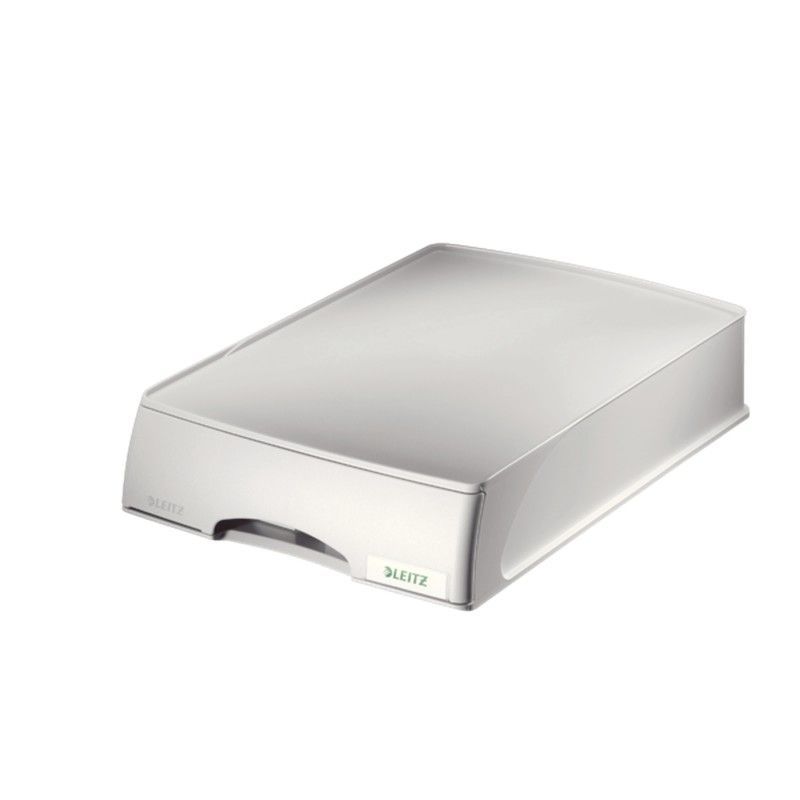 Bandeja-cajón Leitz Plus. Formato A4, gris