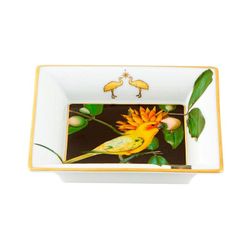 Bandeja cuadrada S de porcelana en multicolor, 12,5 x 12,5 x 2,6 cm | Amazónia