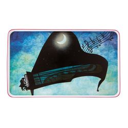 Bandeja de porcelana en multicolor, 41,8 x 25,1 x 1,8 cm | Für Beethoven