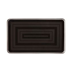 Bandeja de porcelana en multicolor, 41,9 x 25,2 x 1,9 cm | Vinyl