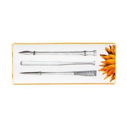 Bandeja de porcelana en multicolor, 8,1 x 20,3 x 1,6 cm | Amazónia