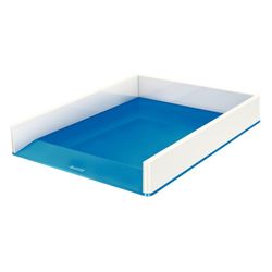 Bandeja Leitz WOW DUAL, azul/blanco