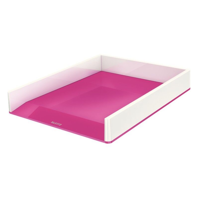 Bandeja Leitz WOW DUAL, fucsia/blanco