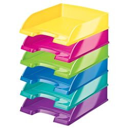 Bandeja Leitz WOW. Formato vertical, A4, colores surtidos