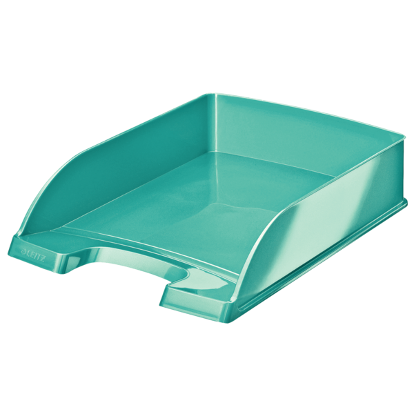 Bandeja Leitz WOW. Formato vertical, A4, turquesa