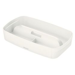 Bandeja organizadora pequeña con asa Leitz MyBox WOW, blanco