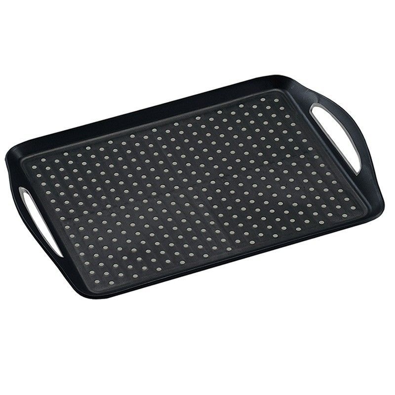 Bandeja Servir Negra Antideslizante Kesper