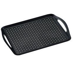Bandeja Servir Negra Antideslizante Kesper