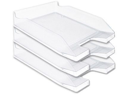 Bandeja Sobremesa Plastico Q-Connect Transparente