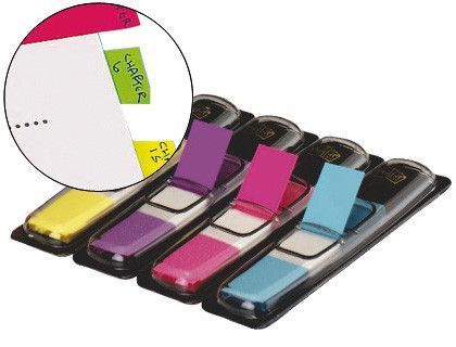 Banderitas Separadoras 683-4Ab Dispensador 4 Colores Brillantes