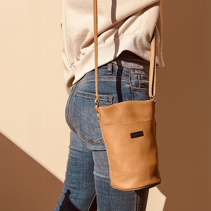 Bandolera mini CUIROTS Seta de piel