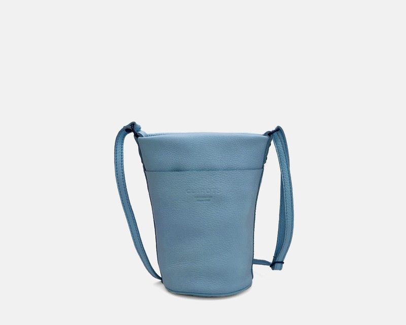 Bandolera pequeña de piel Seta de CUIROTS