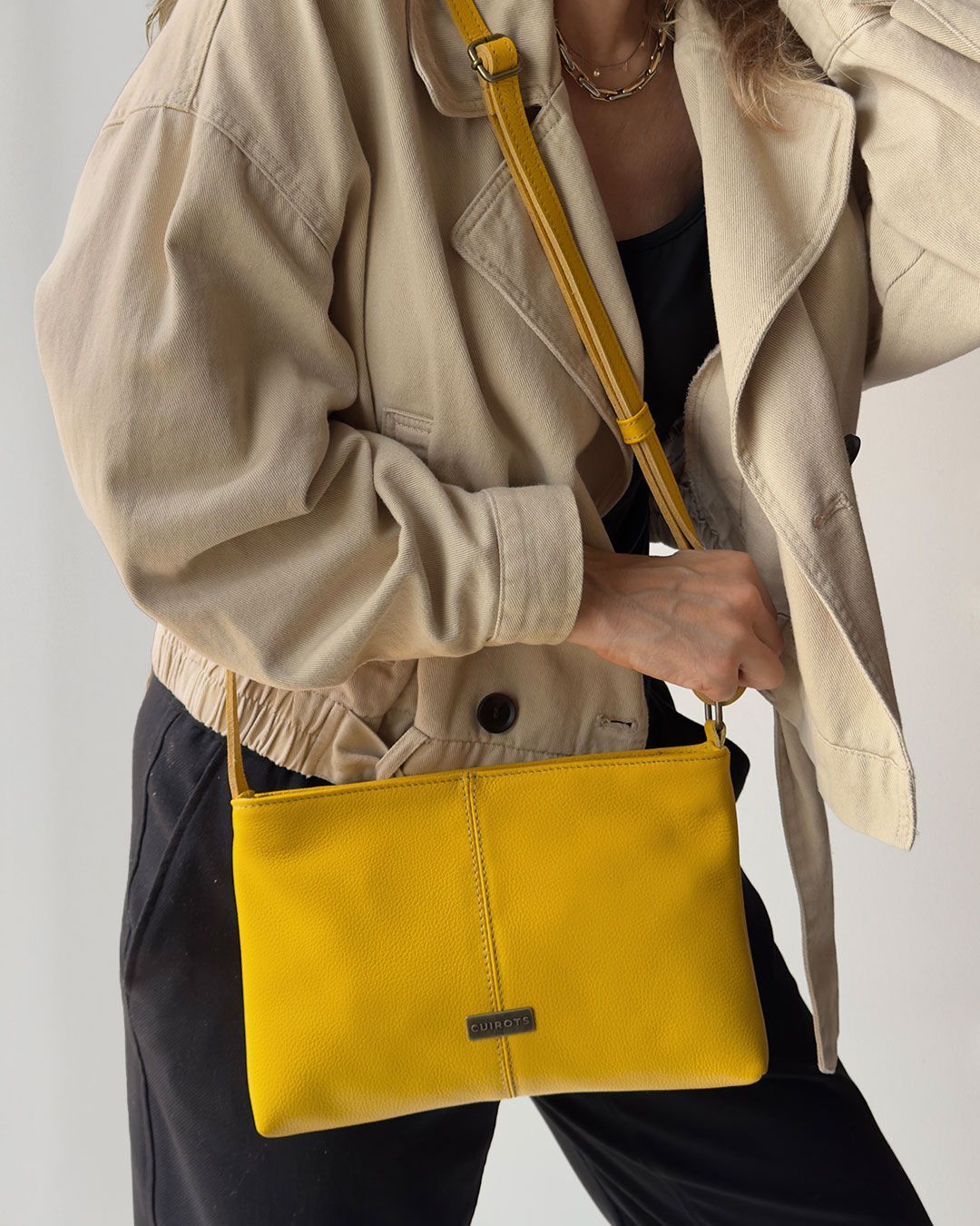 Bandolera plana CUIROTS Thelma