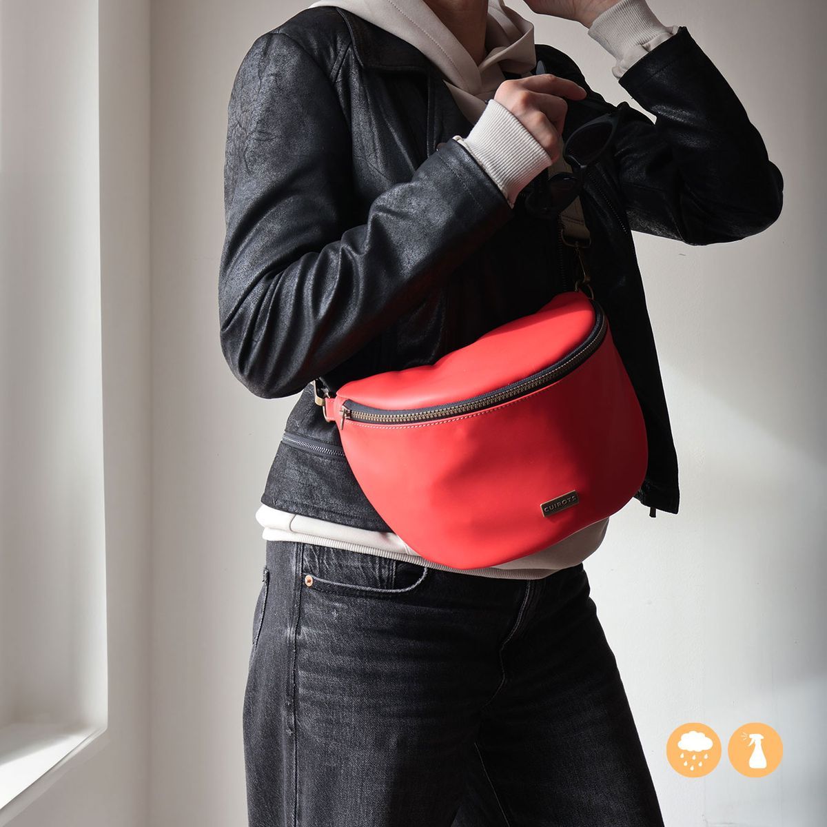 Bandolera tipo riñonera CUIROTS Bio de silicona