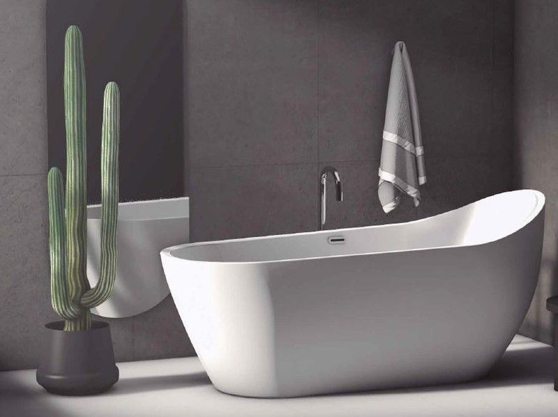 Bañera Exenta Deba Blanca Mate