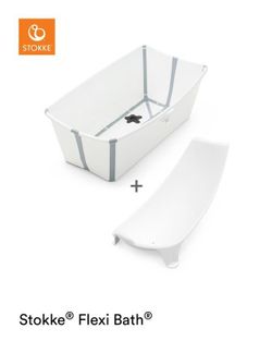 Bañera Flexi Bath Blanco + Soporte recién nacido de Stokke